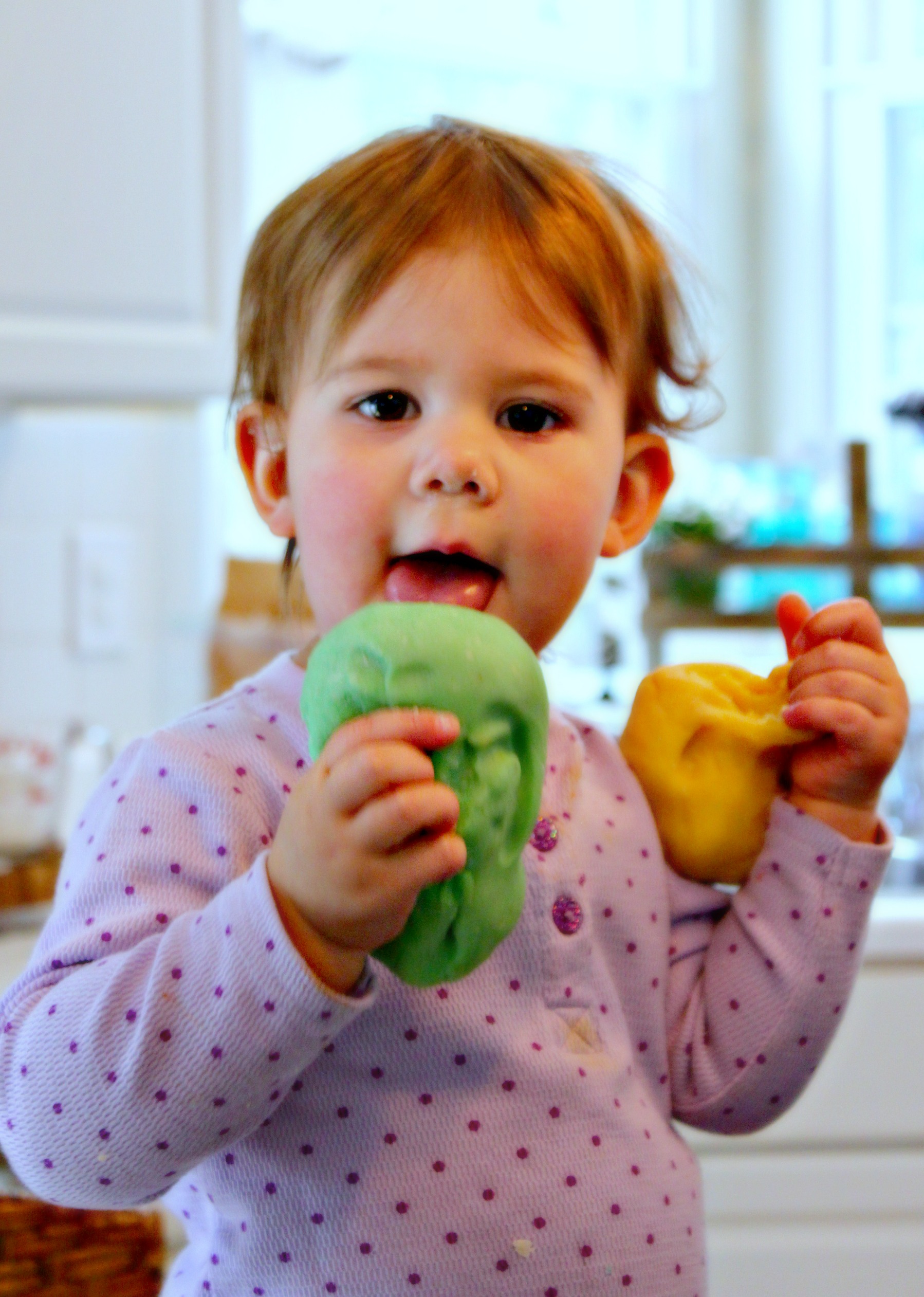 My kid eats Play-doh. (an all natural 